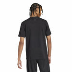 Herren Kurzarm-T-Shirt Adidas House Of Tiro Metallic Graphic Schwarz