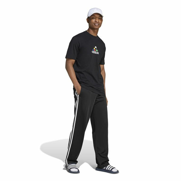 Herren Kurzarm-T-Shirt Adidas House Of Tiro Nations Graphic Schwarz