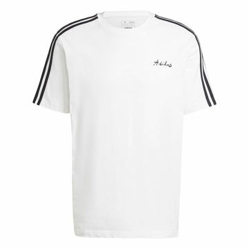 Herren Kurzarm-T-Shirt Adidas Gallery Graphic Weiß