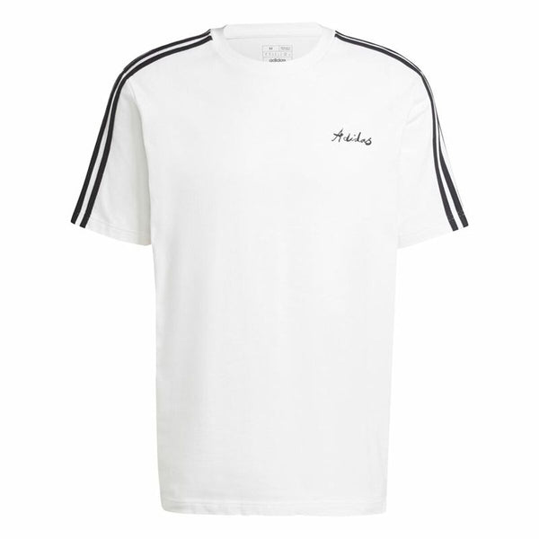 Herren Kurzarm-T-Shirt Adidas Gallery Graphic Weiß