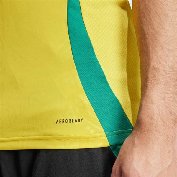 Fußballtrikot T-Shirt Adidas Jamaica 2024 Home Gelb
