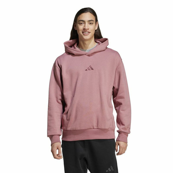 Herren Sweater mit Kapuze Adidas All Szn Fleece Hoodie Rosa