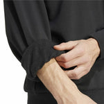 Herren Sweater ohne Kapuze Adidas All Szn Fleece 1/4 Zip Crew Schwarz