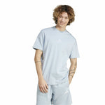 Herren Kurzarm-T-Shirt Adidas All Szn Graphic Blau