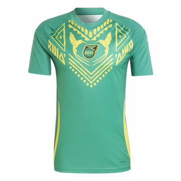 Fußballtrikot T-Shirt Adidas Jamaica 2024 Pre Match grün