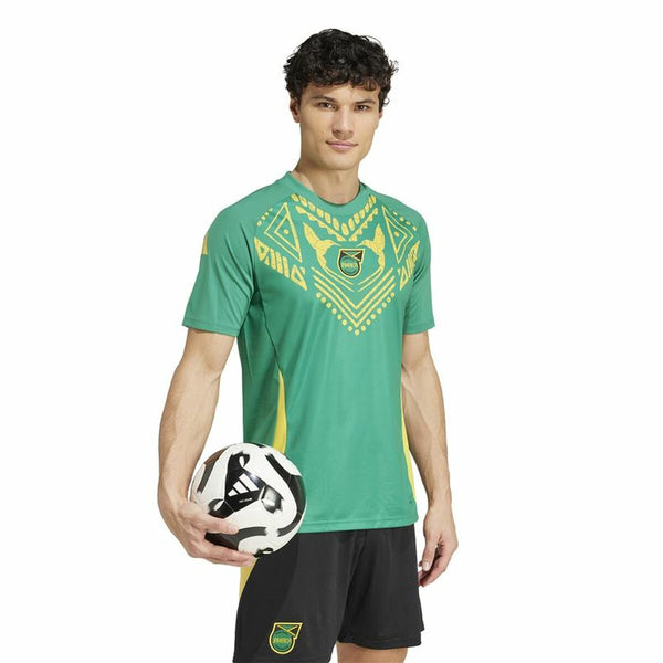 Fußballtrikot T-Shirt Adidas Jamaica 2024 Pre Match grün