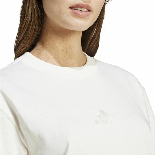 Damen Kurzarm-T-Shirt Adidas All Szn Loose Weiß