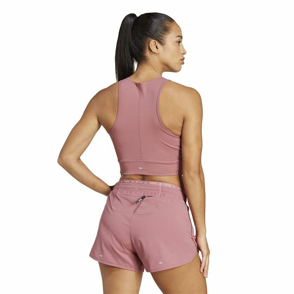 Herren Kurzarm-T-Shirt Adidas Own The Run Rosa