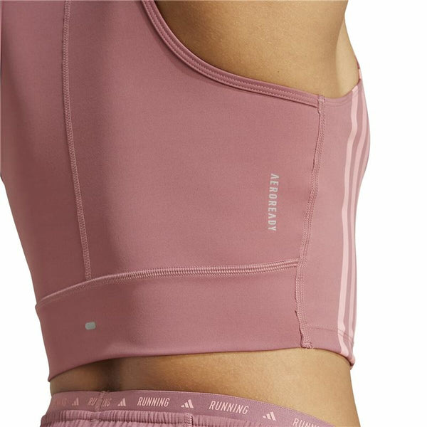 Herren Kurzarm-T-Shirt Adidas Own The Run Rosa