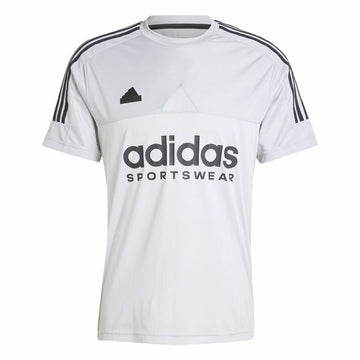 Herren Kurzarm-T-Shirt Adidas Tiro Grau
