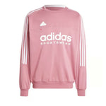 Herren Sweater ohne Kapuze Adidas TIRO FLEECE CREW IW5942 Rosa