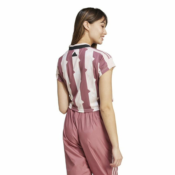 Damen Kurzarm-T-Shirt Adidas Tiro Cut Rosa