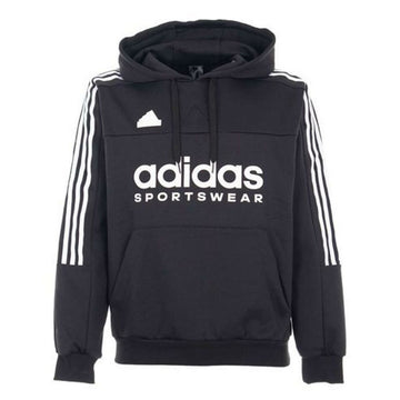 Herren Sweater mit Kapuze Adidas TIRO FLEECE HOODY IW5936 Schwarz