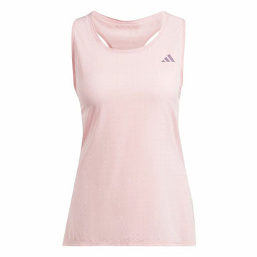 Herren Kurzarm-T-Shirt Adidas Adizero Rosa