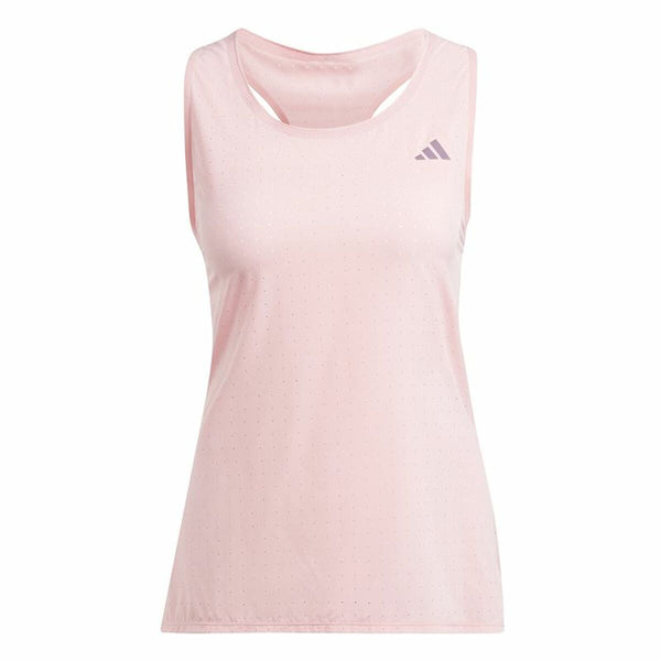 Herren Kurzarm-T-Shirt Adidas Adizero Rosa