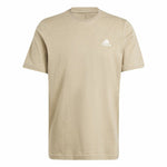 Herren Kurzarm-T-Shirt Adidas Seasonal Essentials Melange Beige