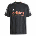 Herren Kurzarm-T-Shirt Adidas House Of Tiro Jacquard Jersey Schwarz