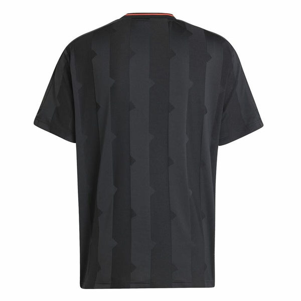 Herren Kurzarm-T-Shirt Adidas House Of Tiro Jacquard Jersey Schwarz