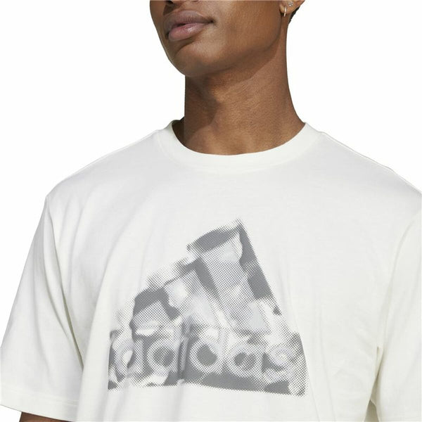 Herren Kurzarm-T-Shirt Adidas Future Icons Graphic Weiß