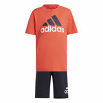 Sportset für Kinder Adidas Essentials Schwarz Orange
