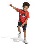 Sportset für Kinder Adidas Essentials Schwarz Orange