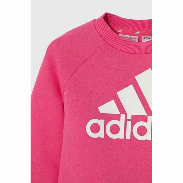Kinder-Trainingsanzug Adidas Essentials Schwarz Rosa