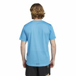 Herren Kurzarm-T-Shirt Adidas Terrex Agravic Blau