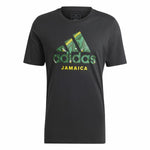 Fußballtrikot T-Shirt Adidas Jamaica Seasonal Graphic Blau