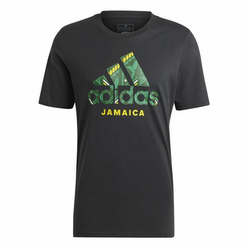 Fußballtrikot T-Shirt Adidas Jamaica Seasonal Graphic Blau