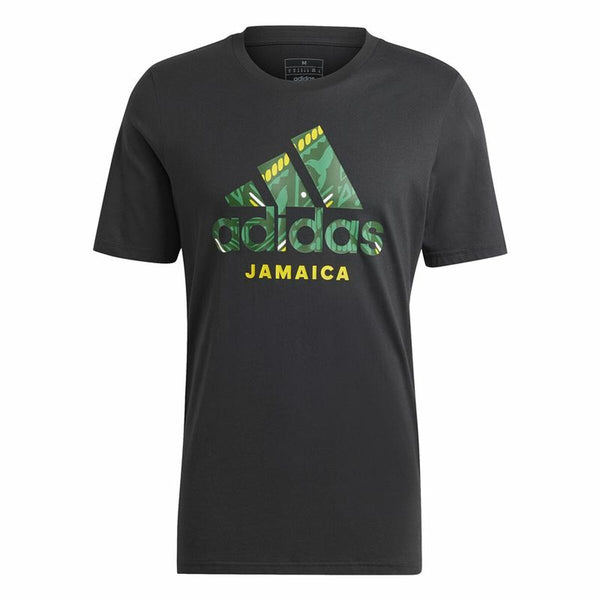 Fußballtrikot T-Shirt Adidas Jamaica Seasonal Graphic Blau
