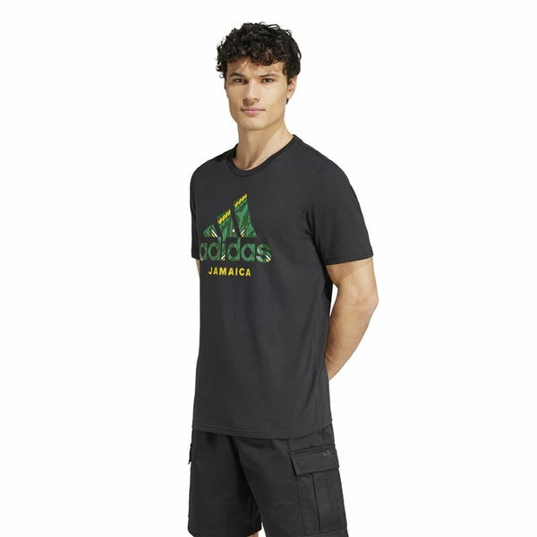 Fußballtrikot T-Shirt Adidas Jamaica Seasonal Graphic Blau