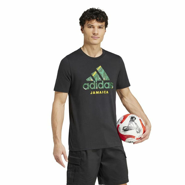 Fußballtrikot T-Shirt Adidas Jamaica Seasonal Graphic Blau
