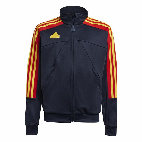 Sweater ohne Kapuze Adidas Tiro Nations Pack Track Blau