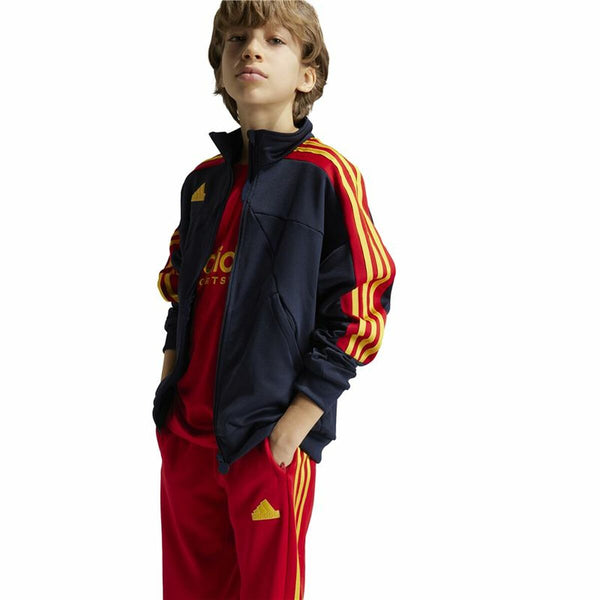 Sweater ohne Kapuze Adidas Tiro Nations Pack Track Blau