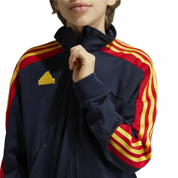 Sweater ohne Kapuze Adidas Tiro Nations Pack Track Blau