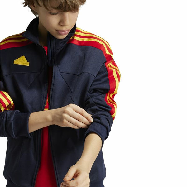 Sweater ohne Kapuze Adidas Tiro Nations Pack Track Blau