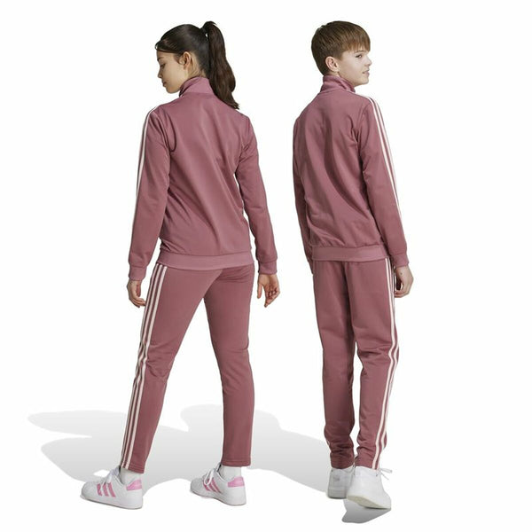 Kinder-Trainingsanzug Adidas Essentials Orange Rosa