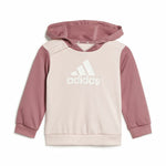 Kinder-Trainingsanzug Adidas Essentials Colorblock Grau Rosa