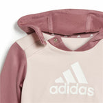 Kinder-Trainingsanzug Adidas Essentials Colorblock Grau Rosa