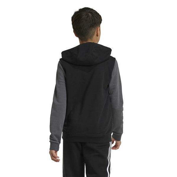 Sweatshirt mit Kapuze für Mädchen Adidas Essentials Grau