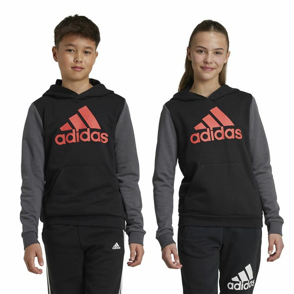 Sweatshirt mit Kapuze für Mädchen Adidas Essentials Grau