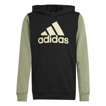 Herren Sweater mit Kapuze Adidas Essentials grün