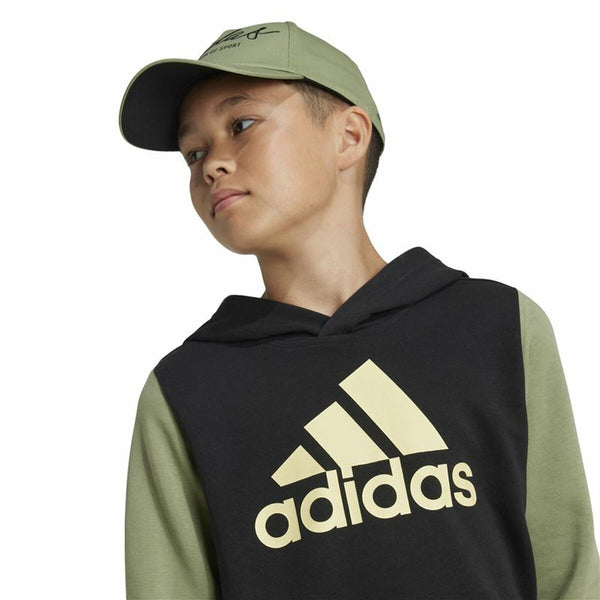 Herren Sweater mit Kapuze Adidas Essentials grün