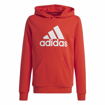Jungen Sweater mit Kapuze Adidas Big Logo Essentials Rot