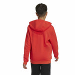 Jungen Sweater mit Kapuze Adidas Big Logo Essentials Rot