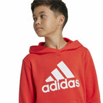 Jungen Sweater mit Kapuze Adidas Big Logo Essentials Rot