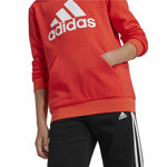 Jungen Sweater mit Kapuze Adidas Big Logo Essentials Rot