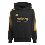 Unisex Sweater mit Kapuze Adidas Tiro Nations Pack Schwarz