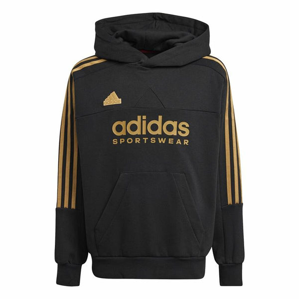 Unisex Sweater mit Kapuze Adidas Tiro Nations Pack Schwarz