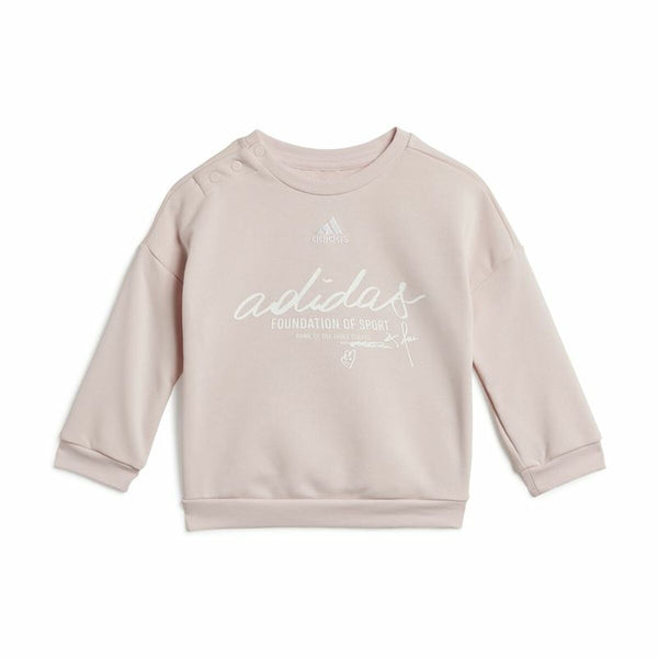 Kinder-Trainingsanzug Adidas Brand Love Jogger Rosa